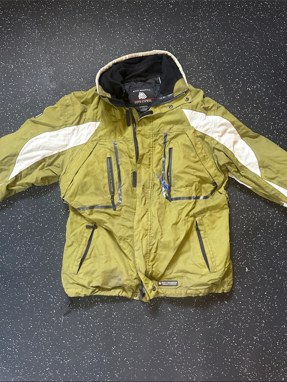 Misty mountain winter coat olive green